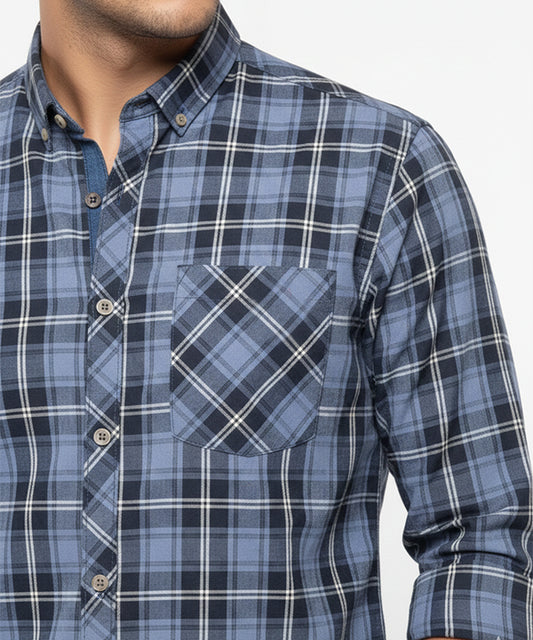 Men's Casual Shirt - Shc-1114 Grey