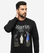 Men's Sweat Shirt - Black Tsh-5980