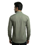 Men's Dress Shirt - Green Dsh-0292