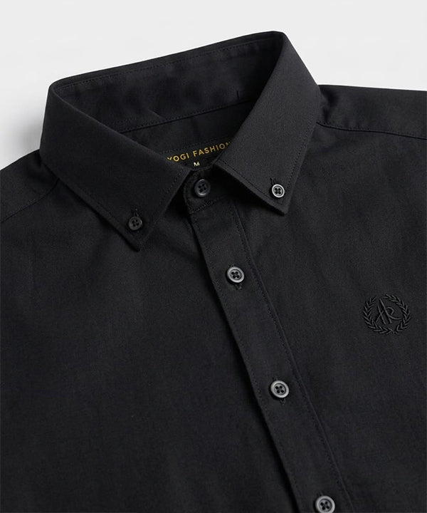 Men's Casual Shirt - Black Shc-1968 (ORG-H)
