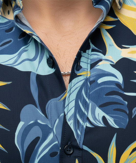 Men's Casual Shirt - Shc-1541 Multi Printed