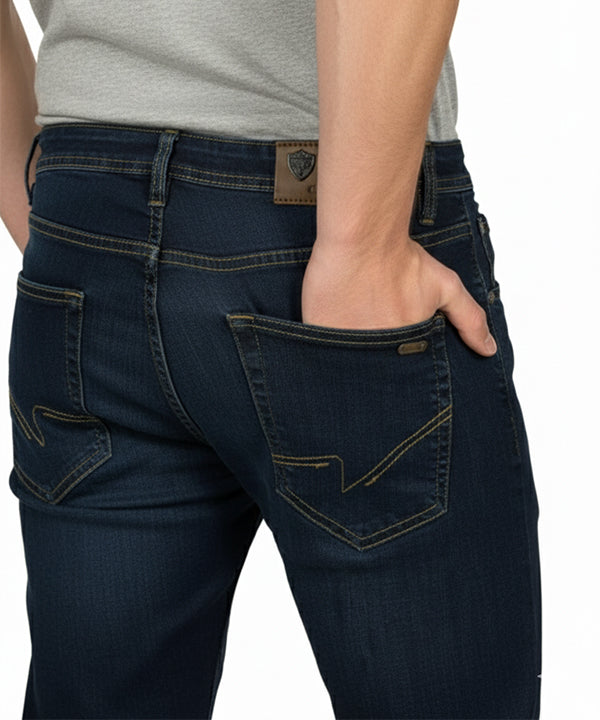 HR Clothing Men's Denim - Navy JP-1990