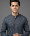 Men's Casual Shirt - Shc-1379 Texture Navy