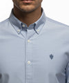 Men's Casual Shirt - Shc-1079 L-Blue A