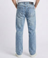 Men's Smart Baggy Denim - L Blue Jp-2079