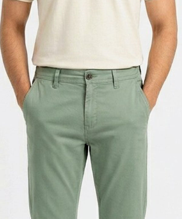 Men's Chino Straight Fit- Green CP-0552