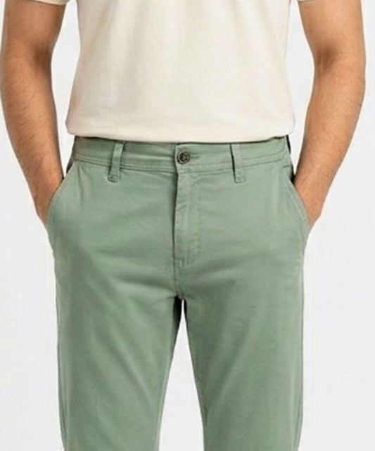Men's Chino Straight Fit- Green CP-0552