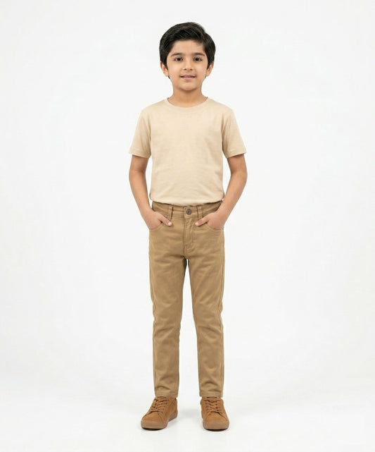 Boys Brown jeans pants- Bjp-0261