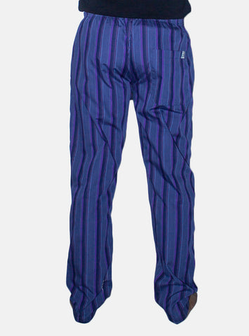 Men's Casual Pajama Lwr-0242 Purple Stripe