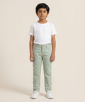Kids Cotton Chino Pant - Bcp-0036 L Green