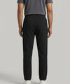 Waffle Knit Elastic Waist Trousers - Black Lwr-0694