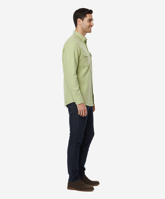 HR Clothing Men's Casual Shirt - Green