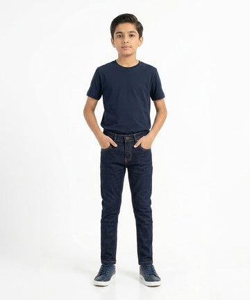 Boys Navy jeans pants- Bjp-0265
