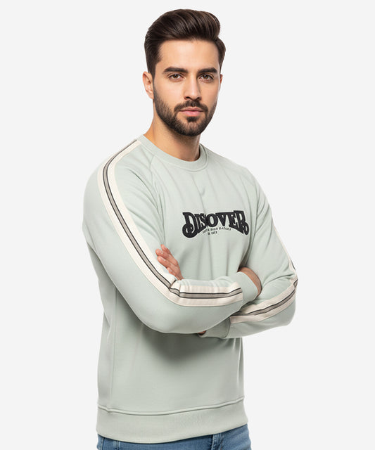 Men's Sweat Shirt - Green Tsh-5978