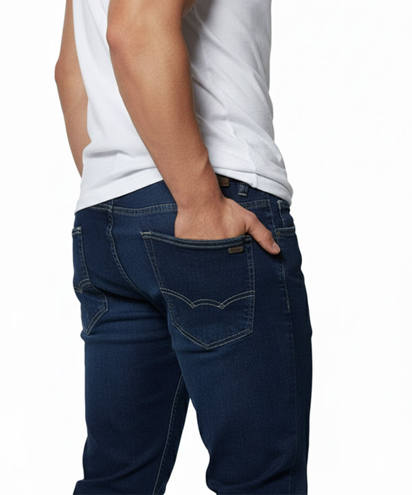 HR Clothing Men's Denim - Blue JP-1999