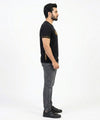 HR Clothing Men’s Printed T-Shirt – Black TSH-5684