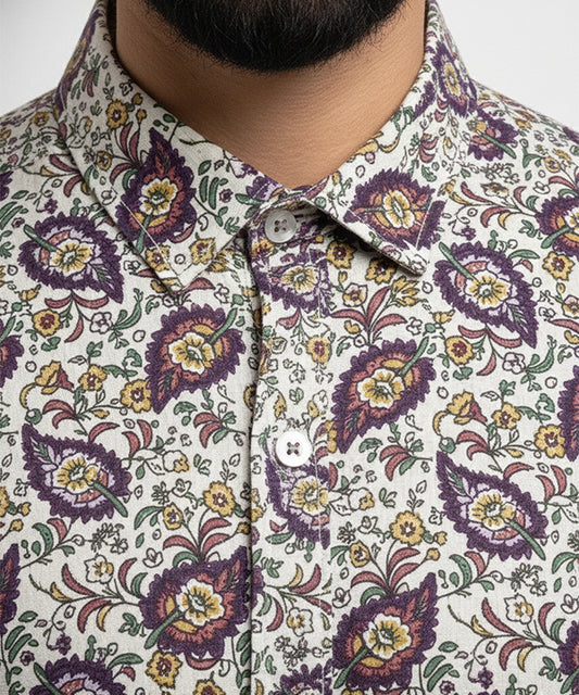 Men's Casual Shirt - Shc-0637 Printed I