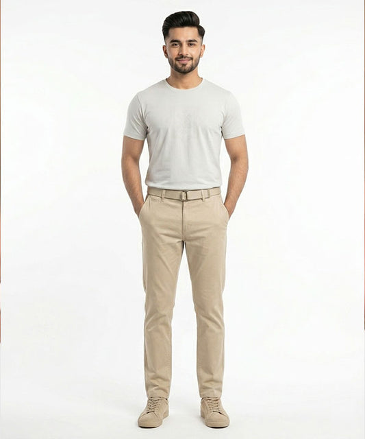 Men's Chino Straight Fit- Beige CP-0551