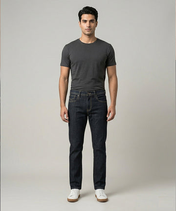 Men's Denim Straight Fit- Jp-2225 M-Black