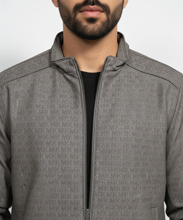 Men's Faux Leather Jacket Jk-0362 Brown