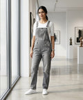 HR Clothing Women's Denim Rompers – Grey - DG-0001