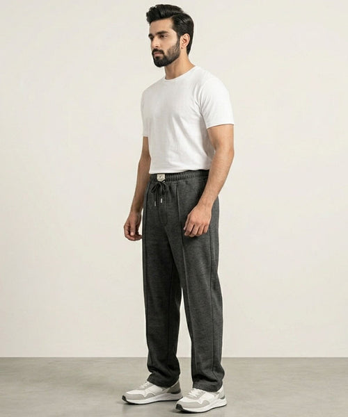 Men’s Terry Smart Baggy Trousers– LWR-0705 D-Grey