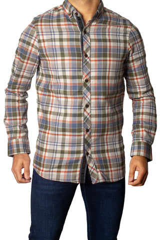 Men's Casual Checkered Shirt SHC-1707 Multi Chk