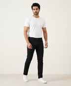 Men's Denim Slim Fit Jeans- Black JP-1812