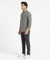 Men's Over Size Casual Shirt - Black Chk Shc-1933 ORG