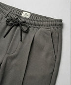 Men’s Smart Baggy Waffle Trouser– LWR-0711 D-Grey