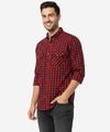 Men's Casual Shirt - Shc-1759 Red Chk A
