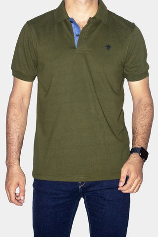 Men's Polo TSH-6649 Green