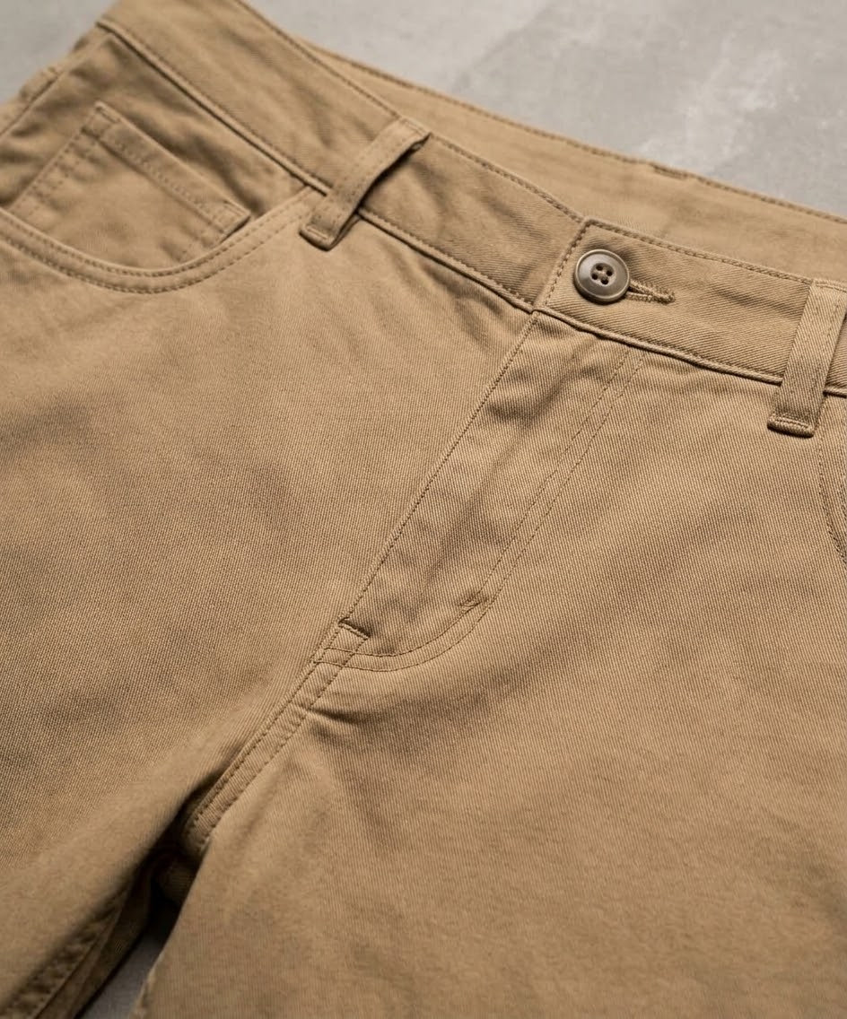 Men's Straight Fit Chino - Camel - CP-0560