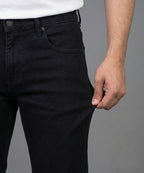 HR Clothing Men's Denim - Black JP-2094
