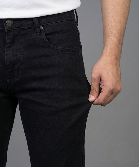 HR Clothing Men's Denim - Black JP-2094