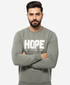 Men's Sweat Shirt Hope - Olive Tsh-5969
