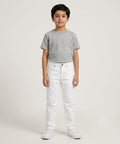 Boys Smart Baggy - White - Jeans - BJP-0317