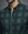 Men's Casual Shirt - Shc-1708 Green Chk