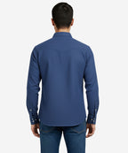 Men's Casual Shirt - Shc-1579 Blue
