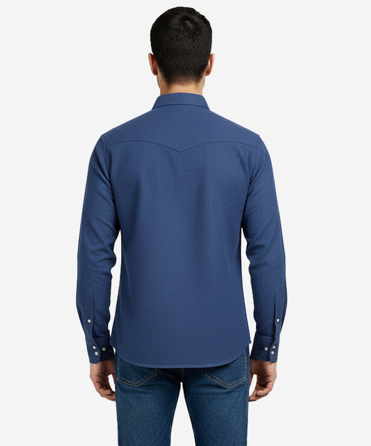 Men's Casual Shirt - Shc-1759 Navy