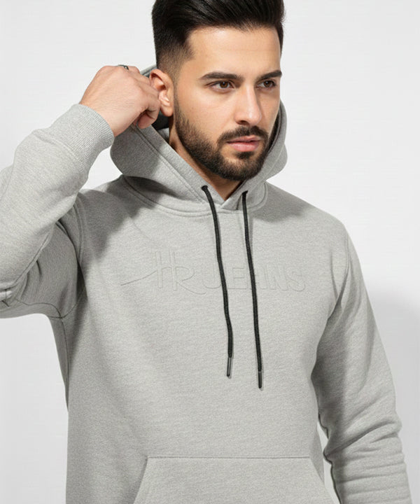 Men's Hoodie - Grey Tsh-5990