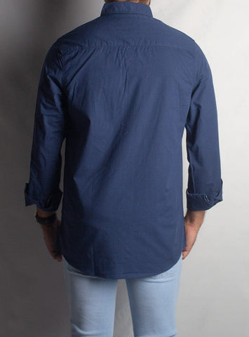 Men's Casual Shirt SHC-1483 Blue