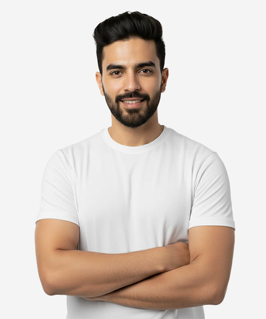 HR Clothing Men’s Basic T-Shirt – White