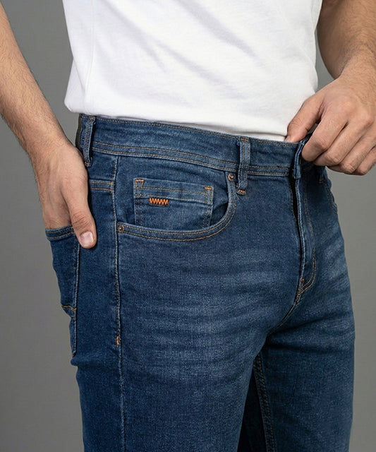 HR Clothing Men's Denim - Navy JP-2096