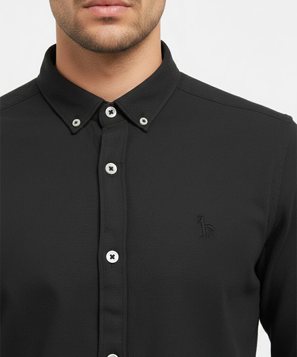 Men's Casual Shirt - Shc-1217 Black