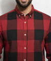 Men's Casual Shirt - Shc-1615 Red Chk