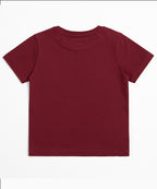 HR clothing Kids Tee's - Maroon BTS-1478