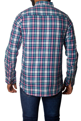 Men's Casual Checkered Shirt SHC-1708 Multi Chk