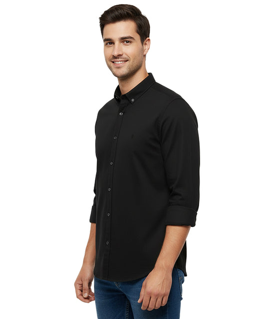 Men's Casual Shirt - Shc-1592 Black