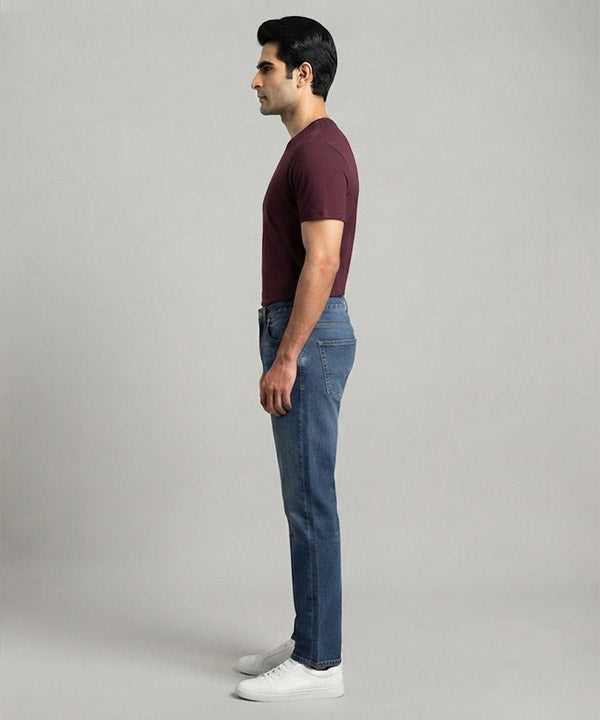 Men's Denim Smart Baggy- JP-2243 Greyish